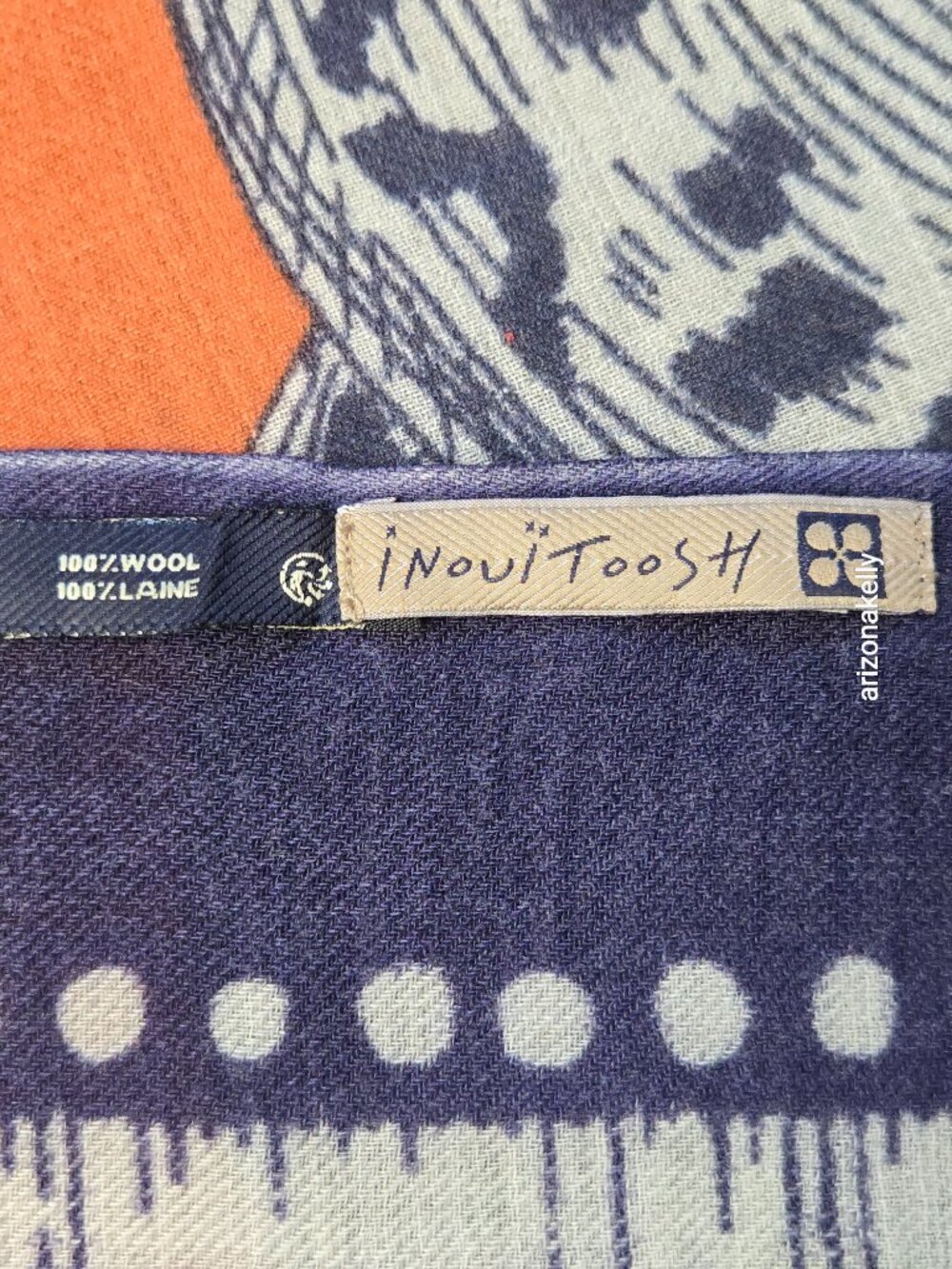 NWOT Inouitoosh Wool Scarf Safari African Animals Elephant Lion Giraffe Zebra - Picture 8 of 12